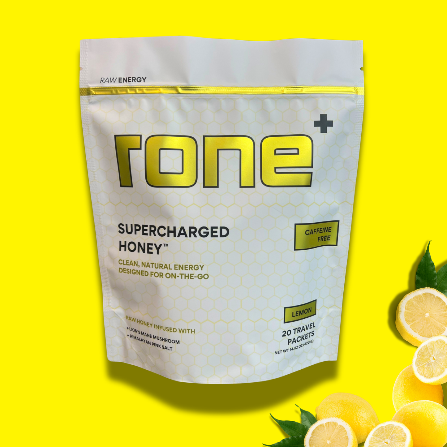 Caffeine-Free - Lemon - SuperCharged Honey (20-Pack)