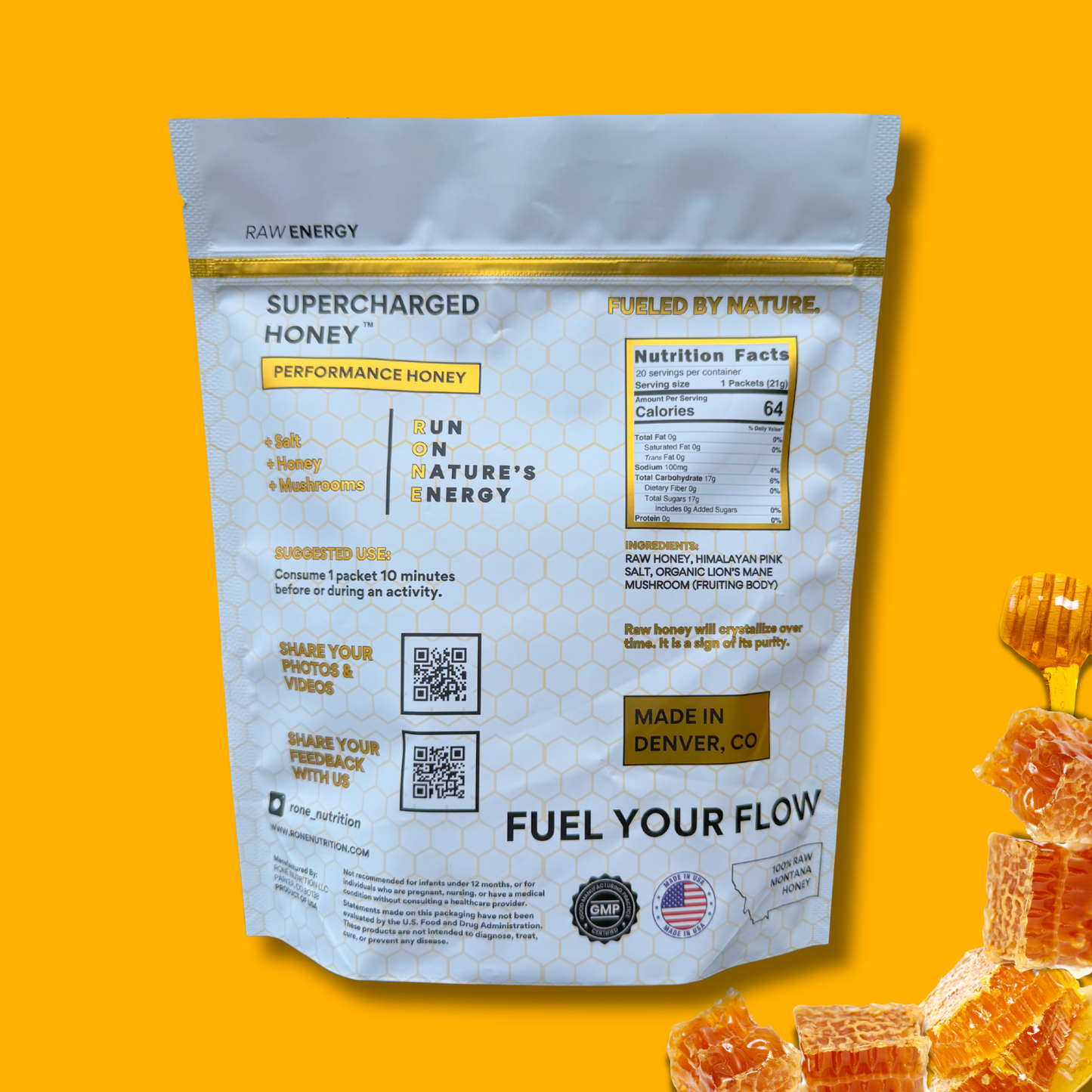 Caffeine-Free - Classic - SuperCharged Honey (20-Pack)