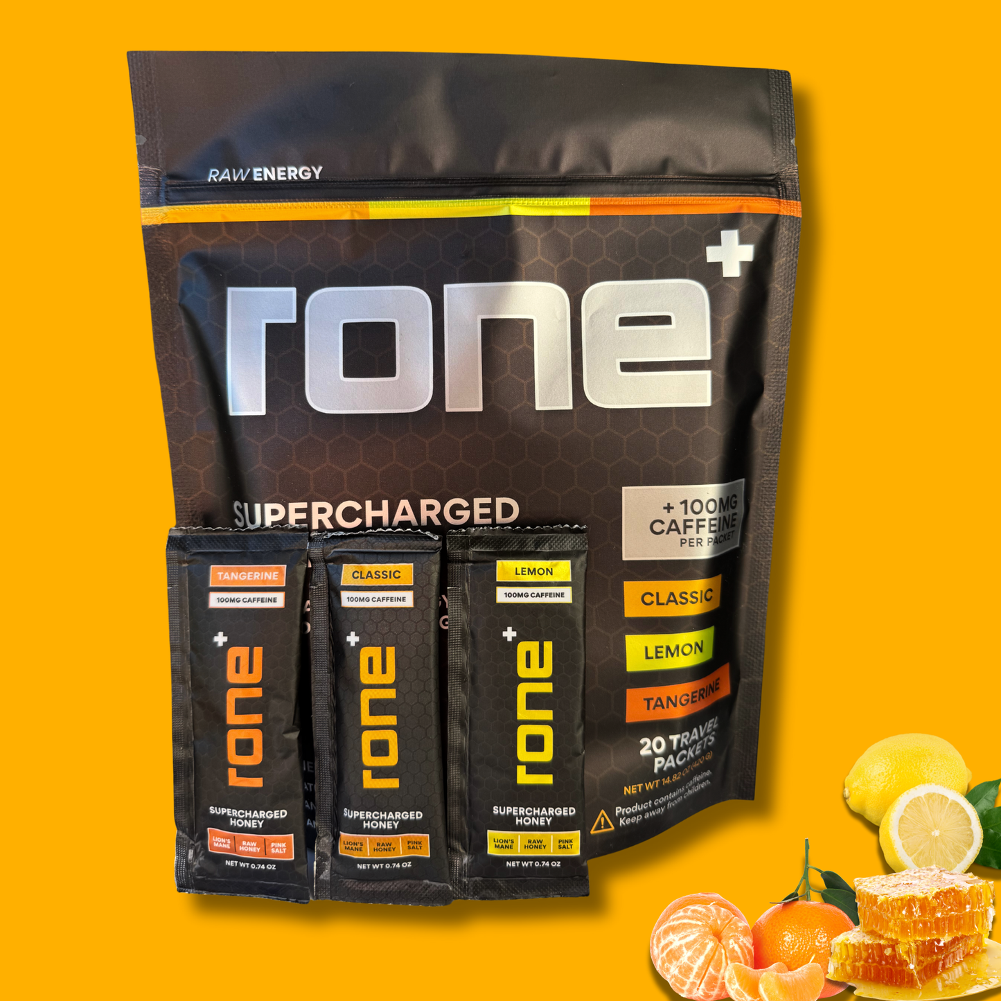 VARIETY PACK - 100mg Caffeine - SuperCharged Honey (20-Pack)