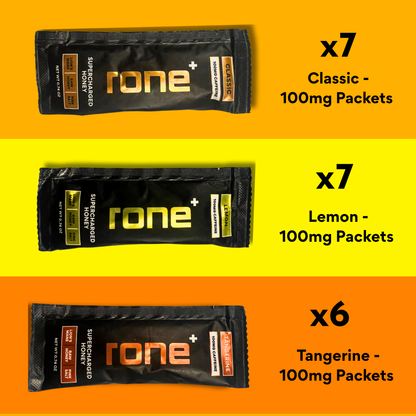VARIETY PACK - 100mg Caffeine - SuperCharged Honey (20-Pack)