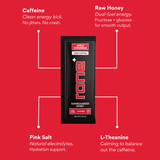 100mg Caffeine - Apple Cinnamon - SuperCharged Honey (20-Pack)