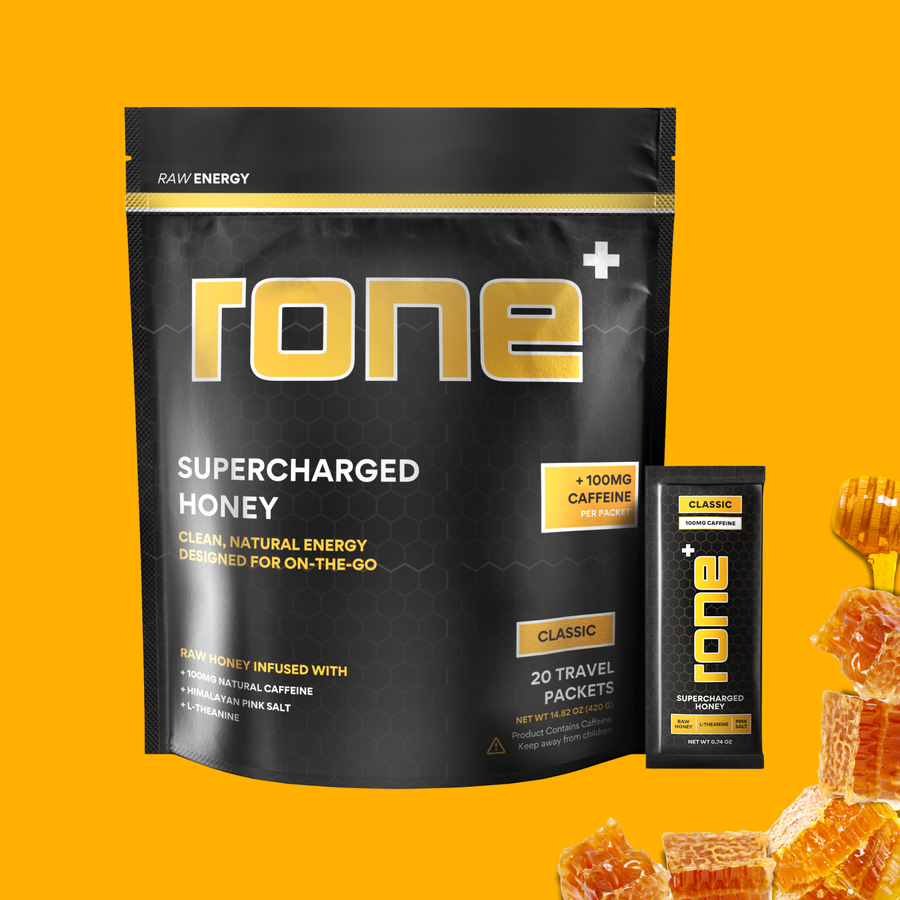 100mg Caffeine - Classic - SuperCharged Honey (20-Pack)