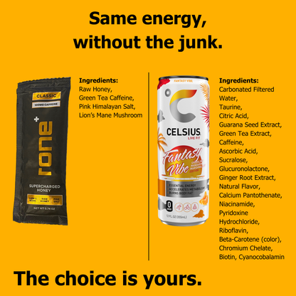 VARIETY PACK - 100mg Caffeine - SuperCharged Honey (20-Pack)