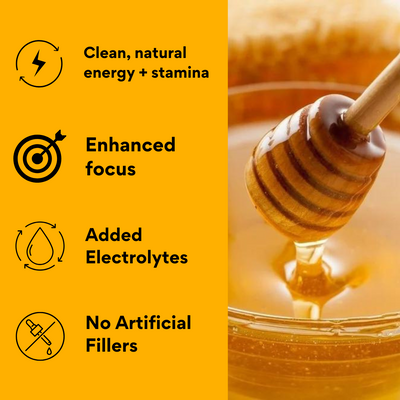 *NEW* (20-Pack) SuperCharged Honey (v.2) - 100mg Caffeine - Classic