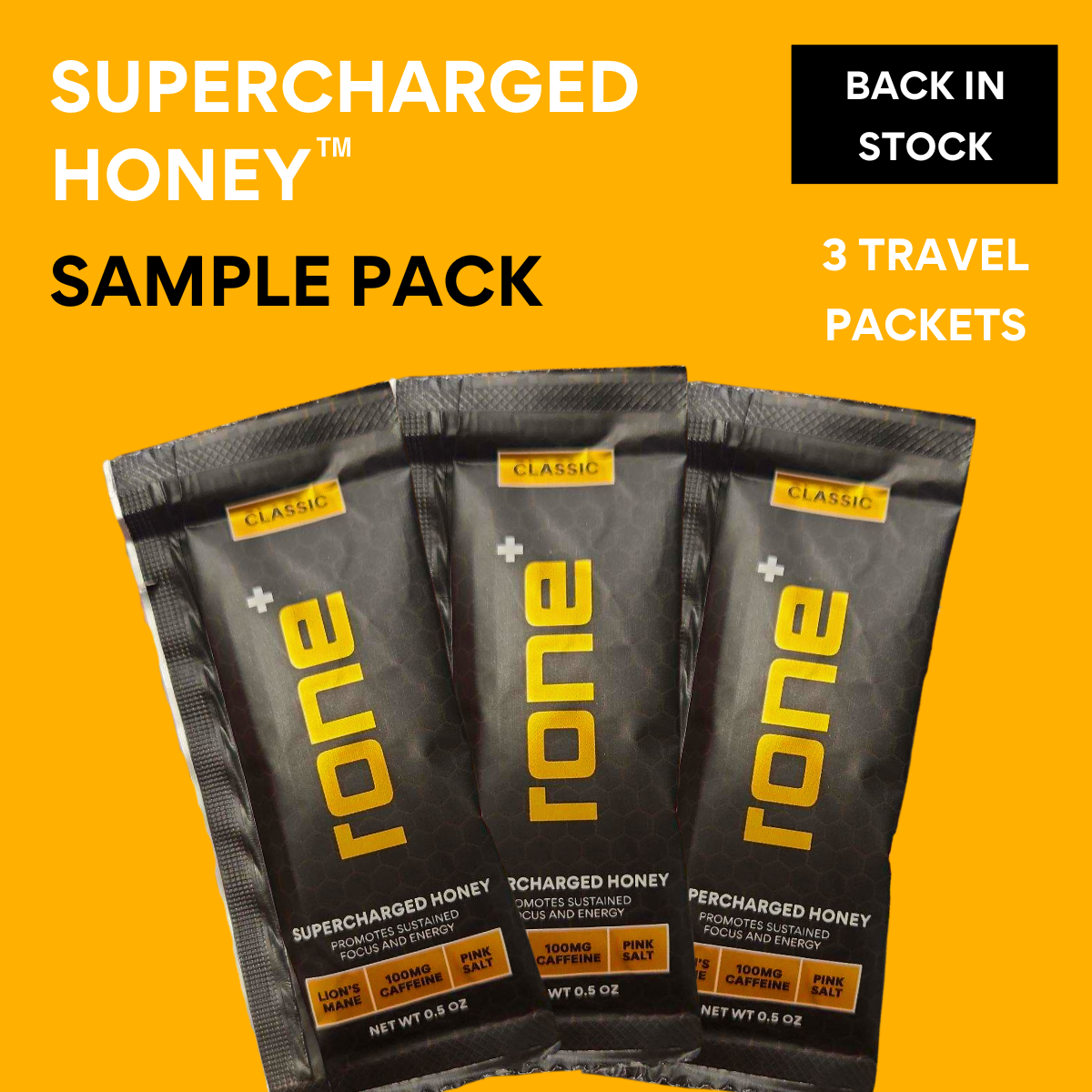 (3-Sample Pack) SuperCharged Honey