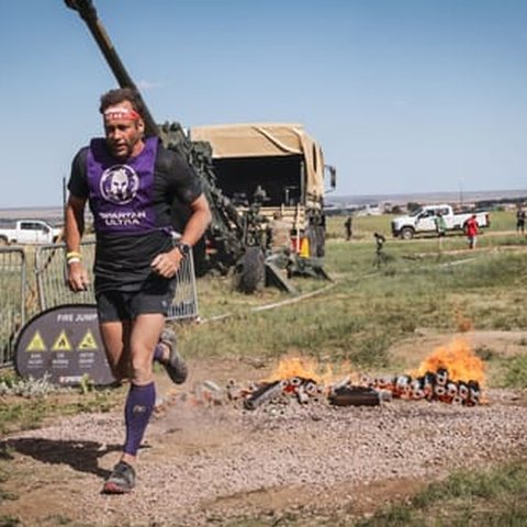 Runner at the Colorado Spartan Ultra
